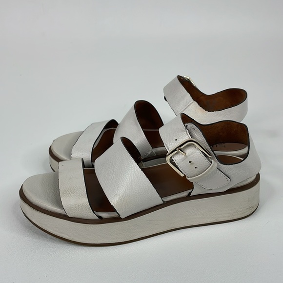 Naturalizer Brooke Platform Sandal Cream White Vegan Leather size 6.5 - Picture 6 of 11